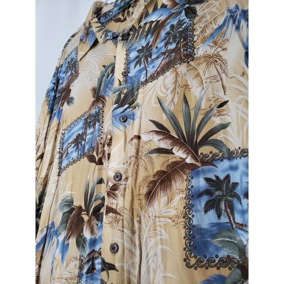 David Taylor Other - Breezy Lightweight Tropical‎ Palm Ocean Island Vacation David Taylor Size 3xlt
